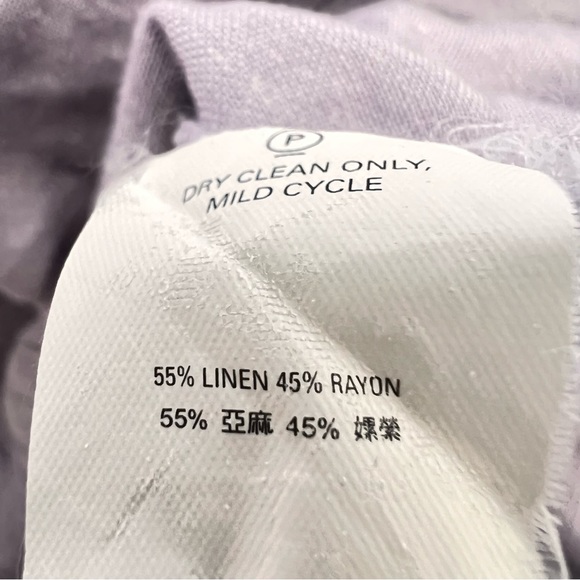 Lilac Linen Dress - Picture 4 of 8